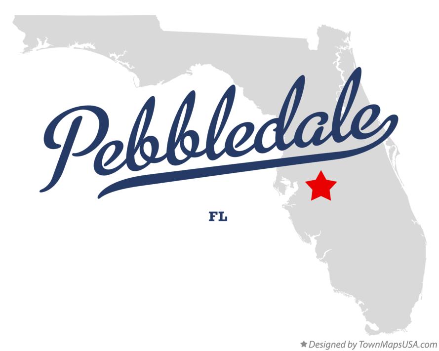Map of Pebbledale Florida FL