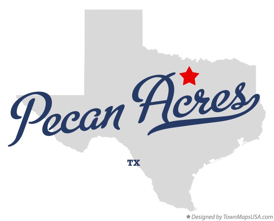Map of Pecan Acres Texas TX