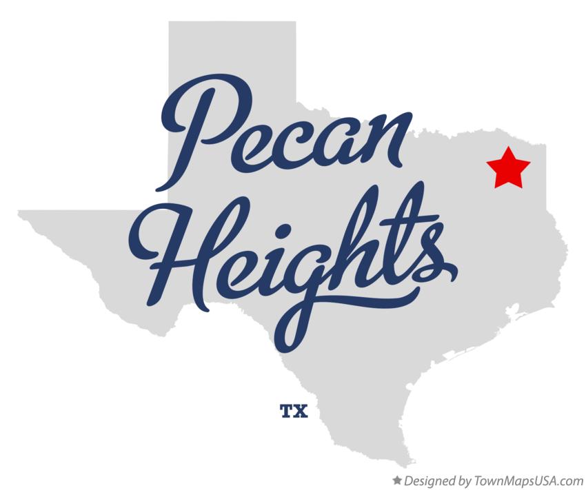 Map of Pecan Heights Texas TX