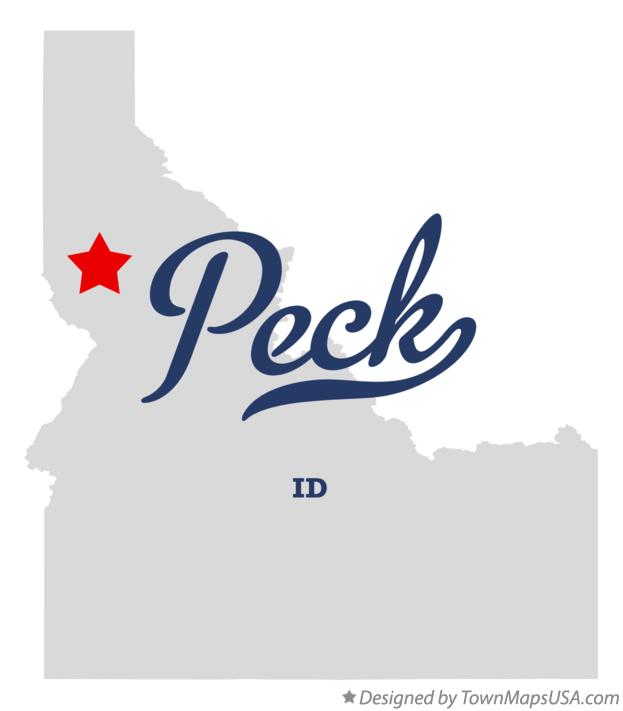 Map of Peck Idaho ID