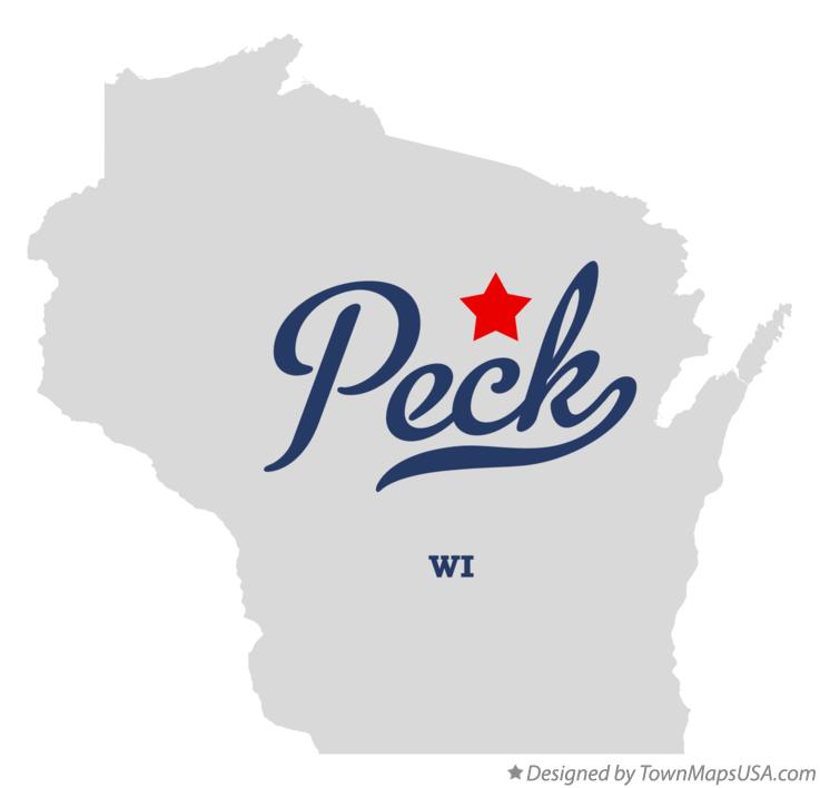 Map of Peck Wisconsin WI