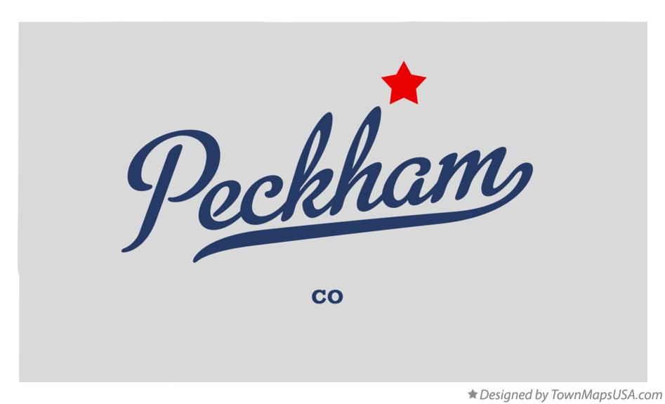 Map of Peckham Colorado CO