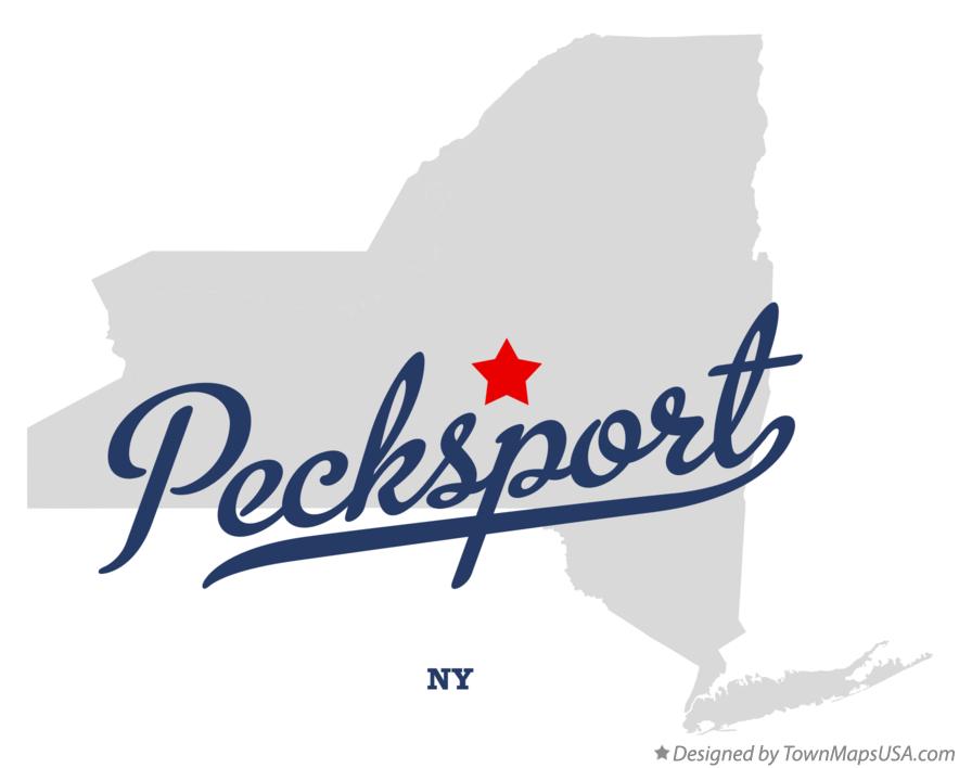 Map of Pecksport New York NY