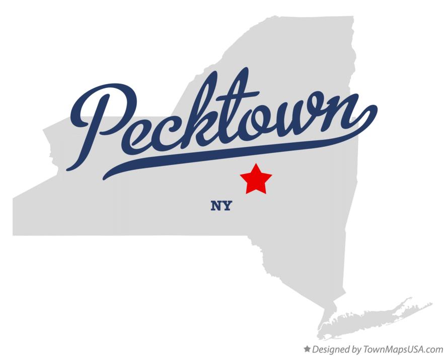 Map of Pecktown New York NY