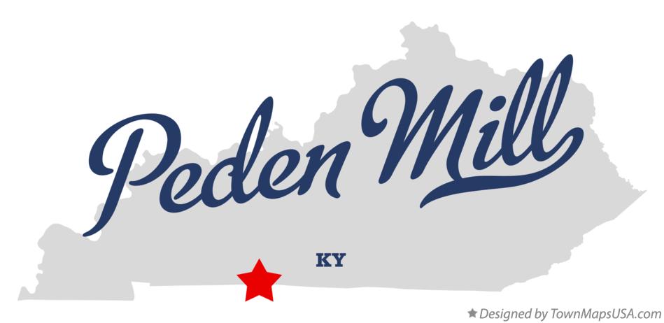 Map of Peden Mill Kentucky KY