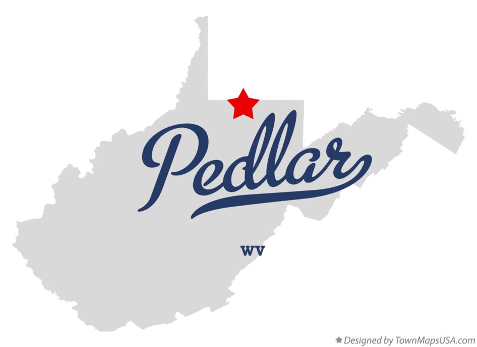 Map of Pedlar West Virginia WV