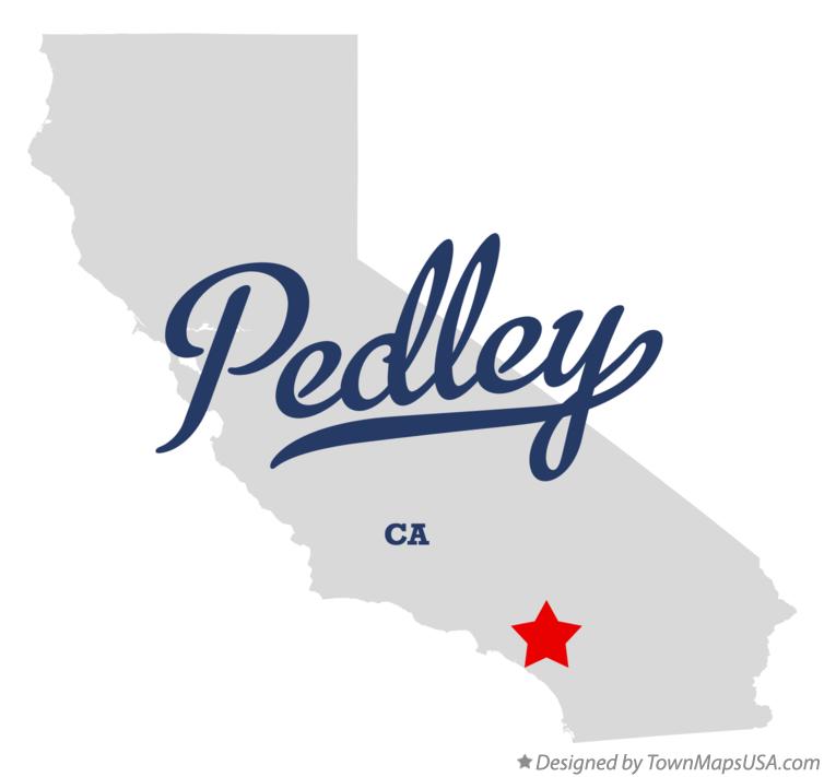 Map of Pedley California CA