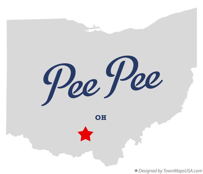 Map of Pee Pee Ohio OH