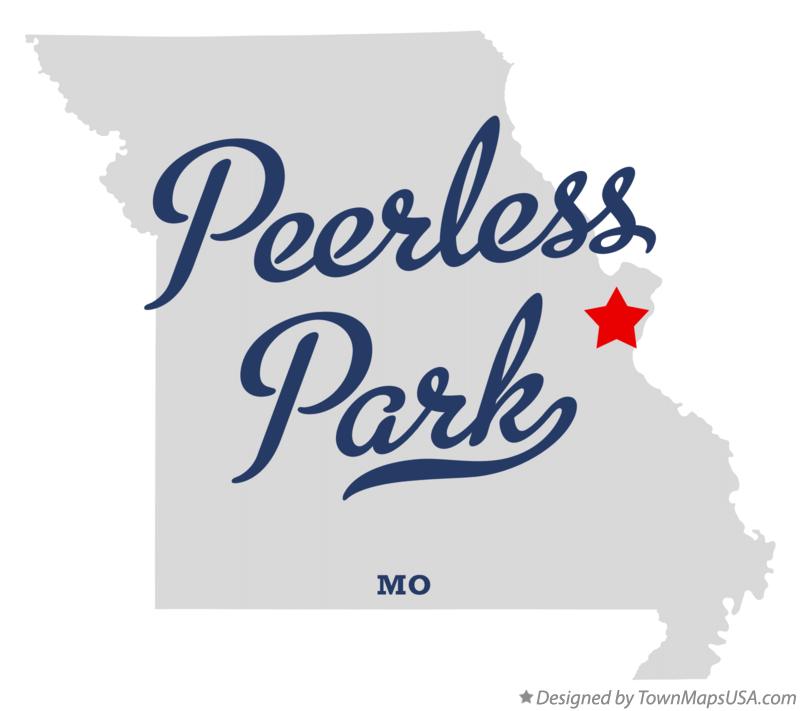 Map of Peerless Park Missouri MO