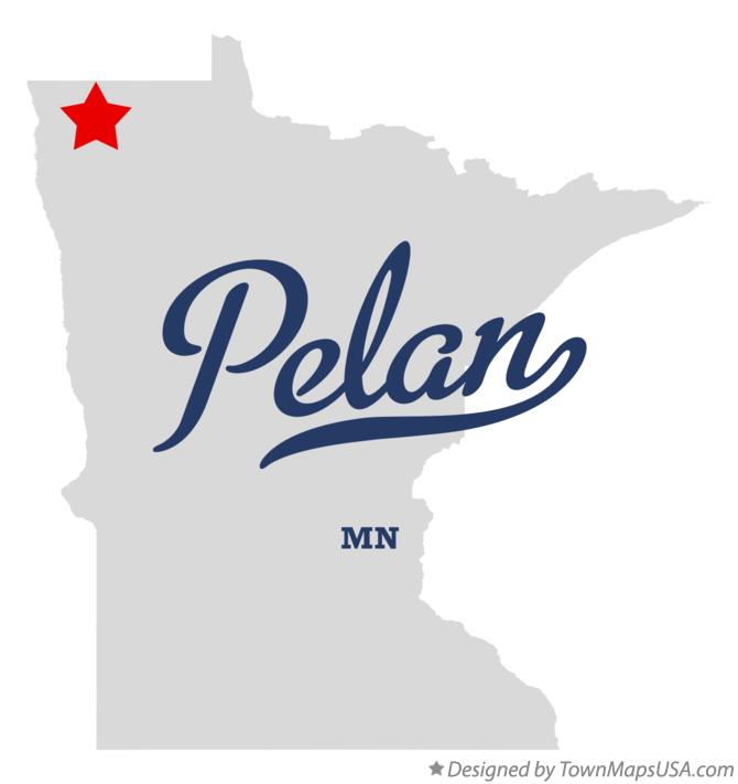 Map of Pelan Minnesota MN