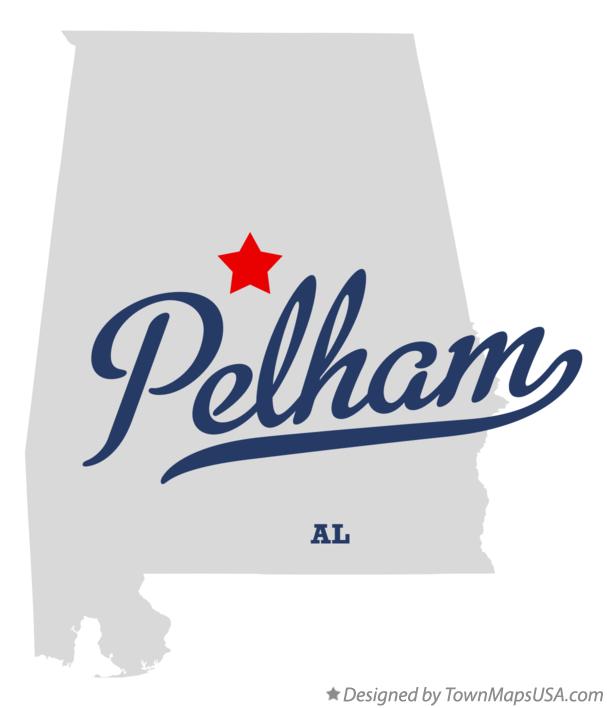 Map of Pelham Alabama AL