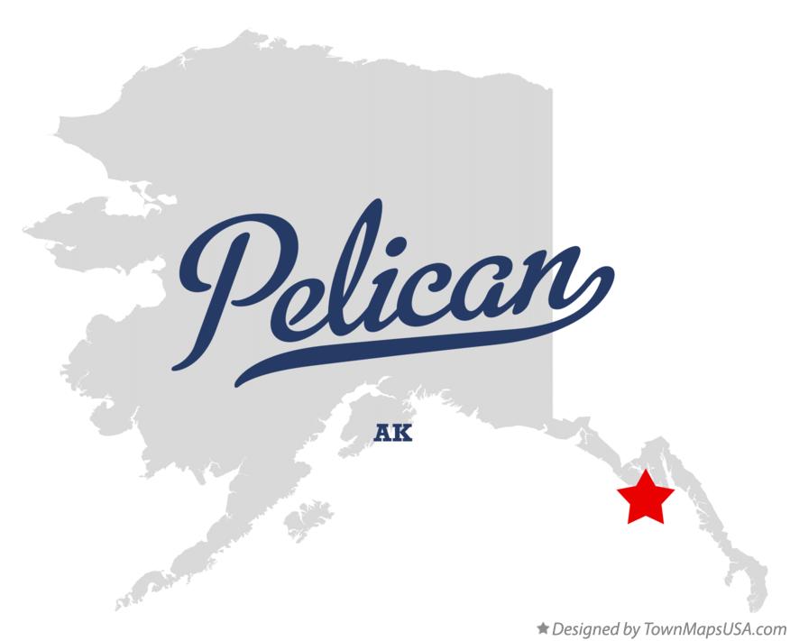 Map of Pelican Alaska AK