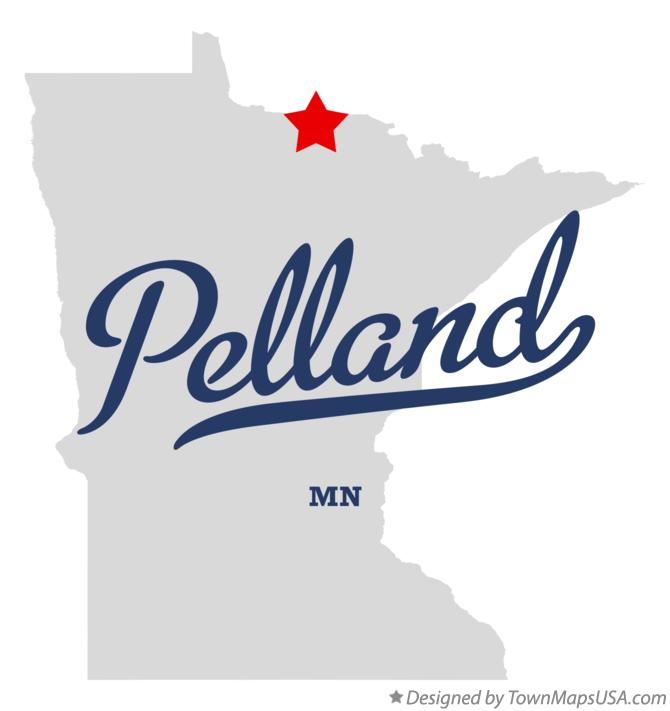 Map of Pelland Minnesota MN