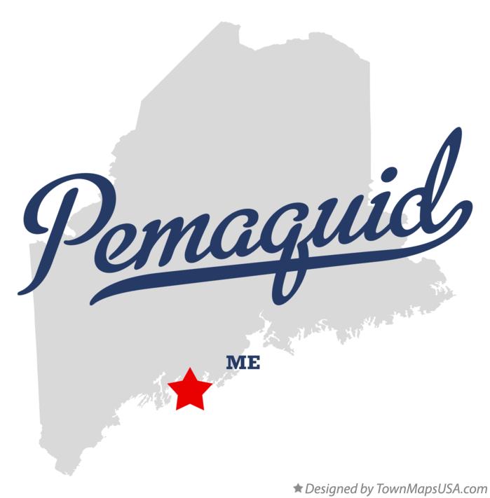 Map of Pemaquid Maine ME