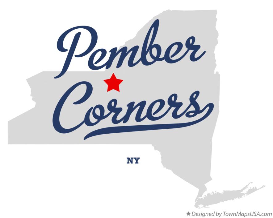 Map of Pember Corners New York NY