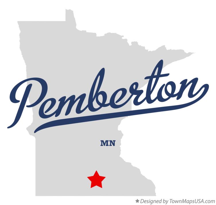Map of Pemberton Minnesota MN