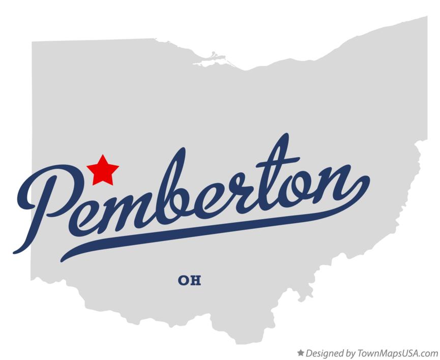 Map of Pemberton Ohio OH