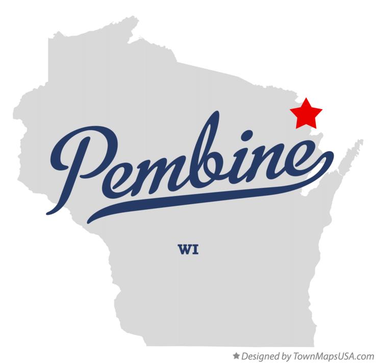 Map of Pembine Wisconsin WI
