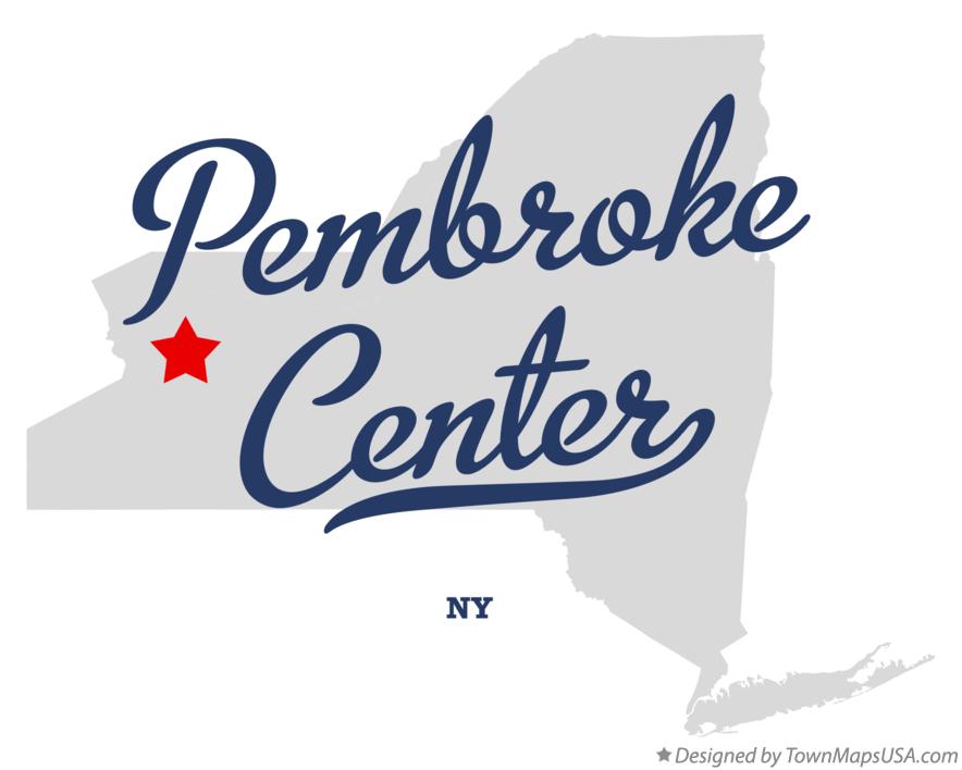 Map of Pembroke Center New York NY
