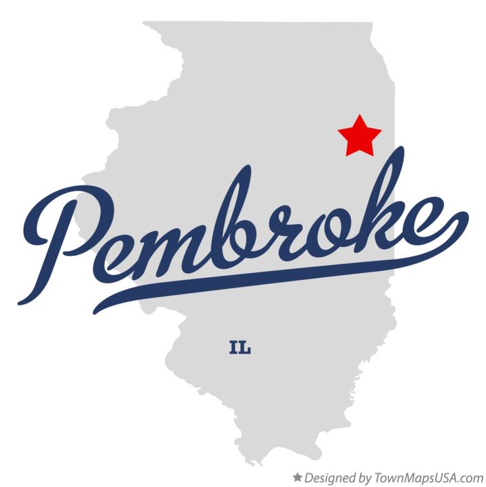 Map of Pembroke Illinois IL
