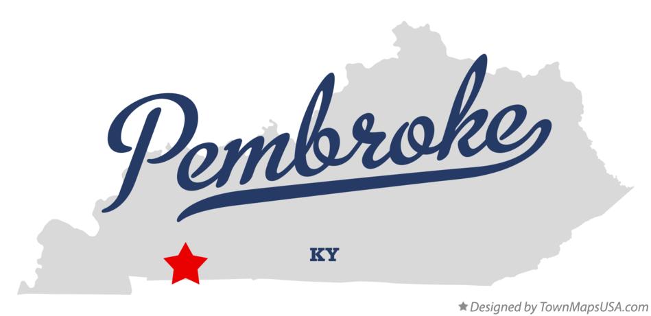 Map of Pembroke Kentucky KY