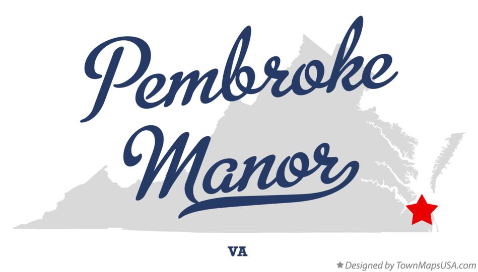 Map of Pembroke Manor Virginia VA