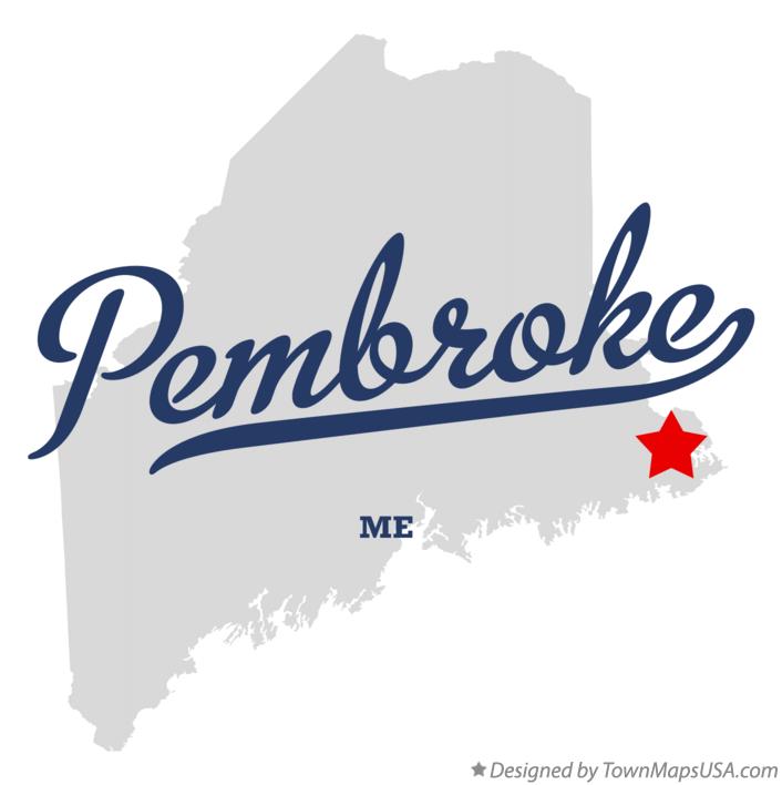 Map of Pembroke Maine ME