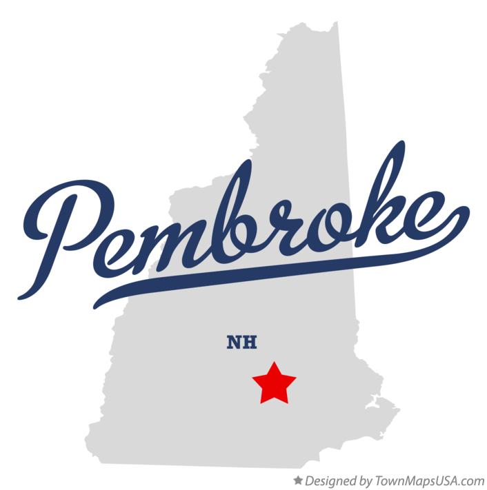 Map of Pembroke New Hampshire NH