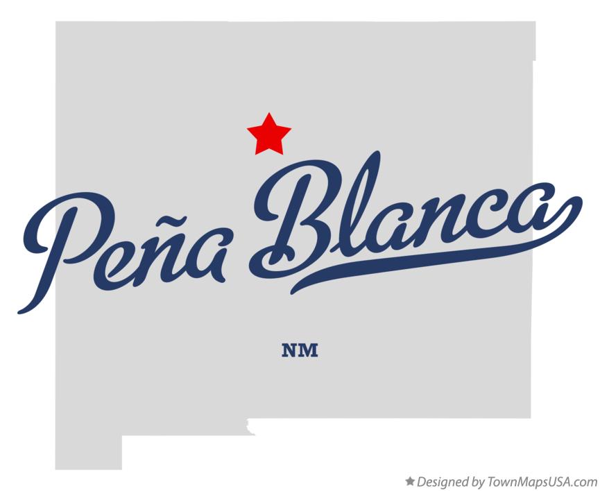 Map of Peña Blanca New Mexico NM