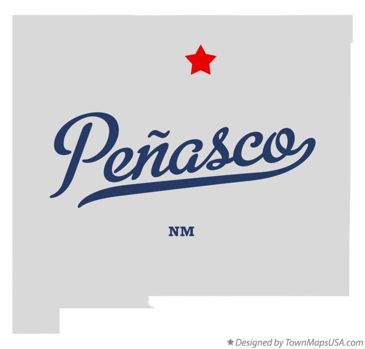 Map of Peñasco New Mexico NM