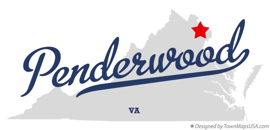 Map of Penderwood Virginia VA