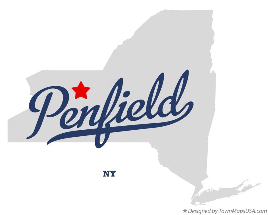 Map of Penfield New York NY