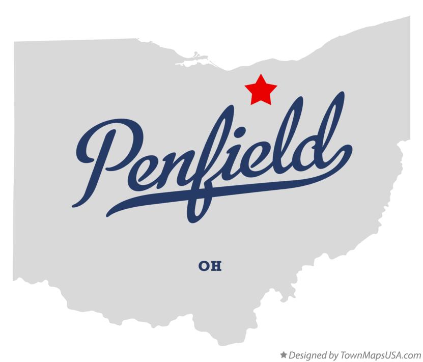 Map of Penfield Ohio OH