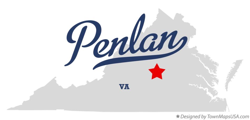 Map of Penlan Virginia VA