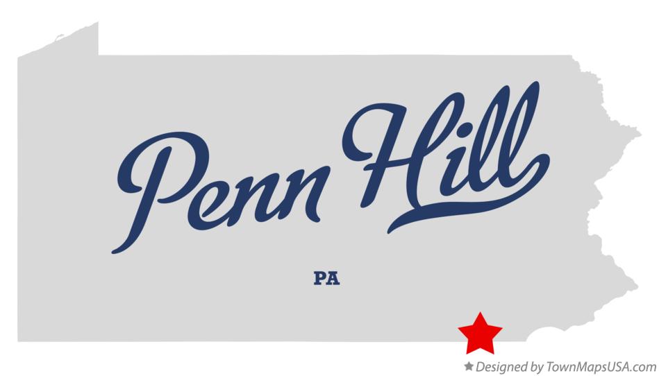 Map of Penn Hill Pennsylvania PA