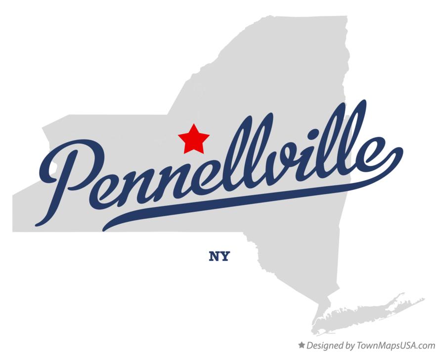 Map of Pennellville New York NY