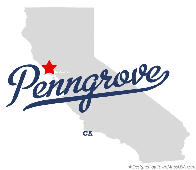Map of Penngrove California CA