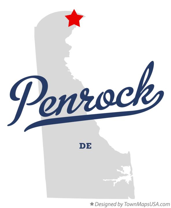 Map of Penrock Delaware DE