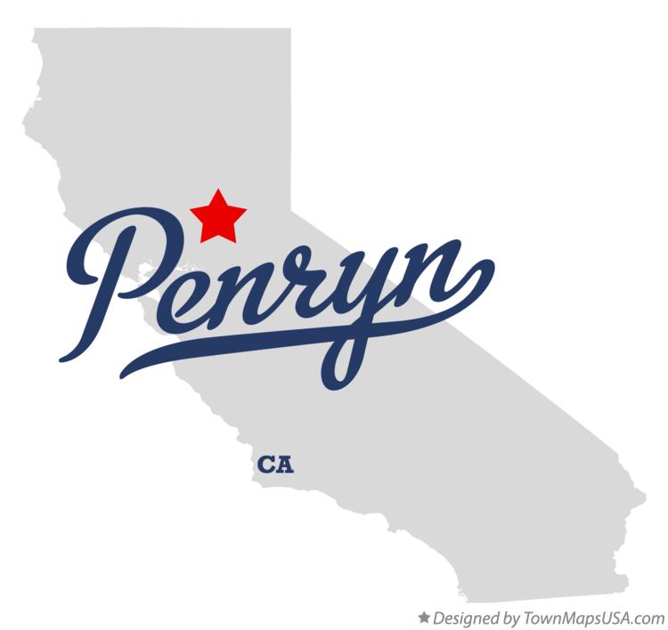 Map of Penryn California CA