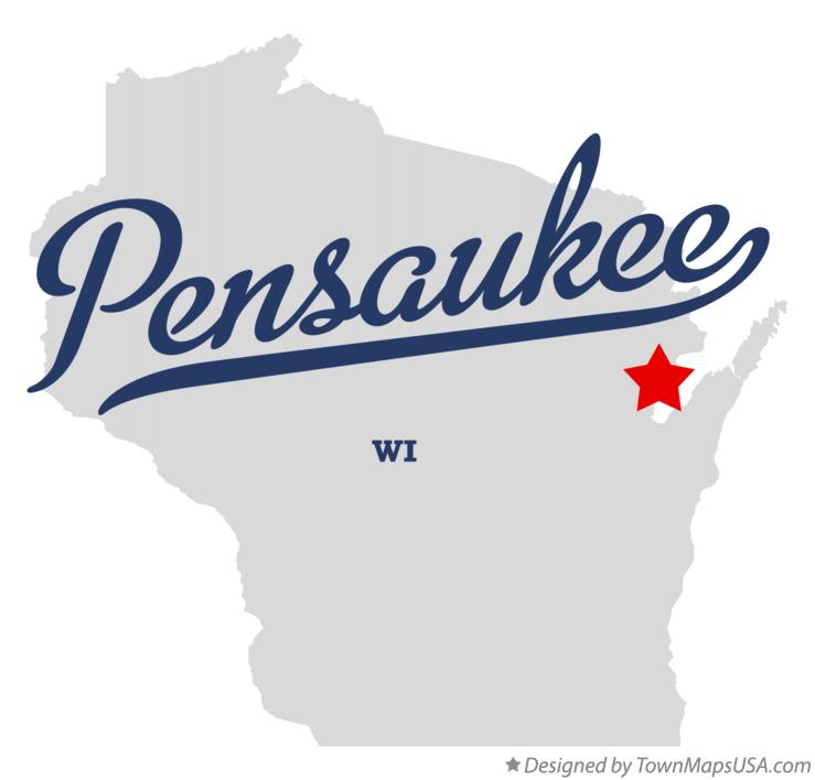Map of Pensaukee Wisconsin WI
