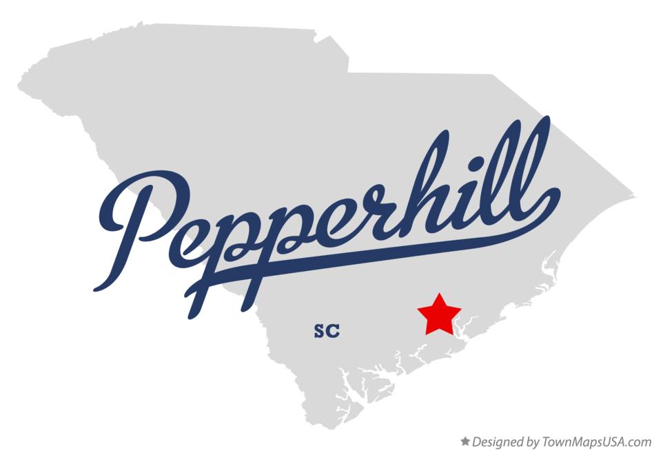 Map of Pepperhill South Carolina SC