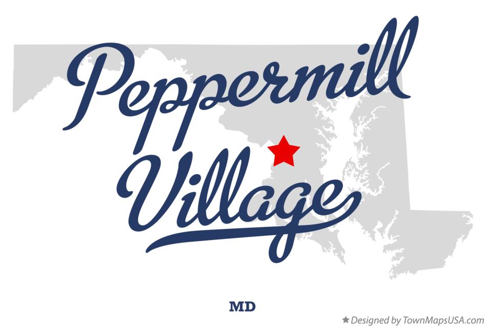 Map of Peppermill Village Maryland MD