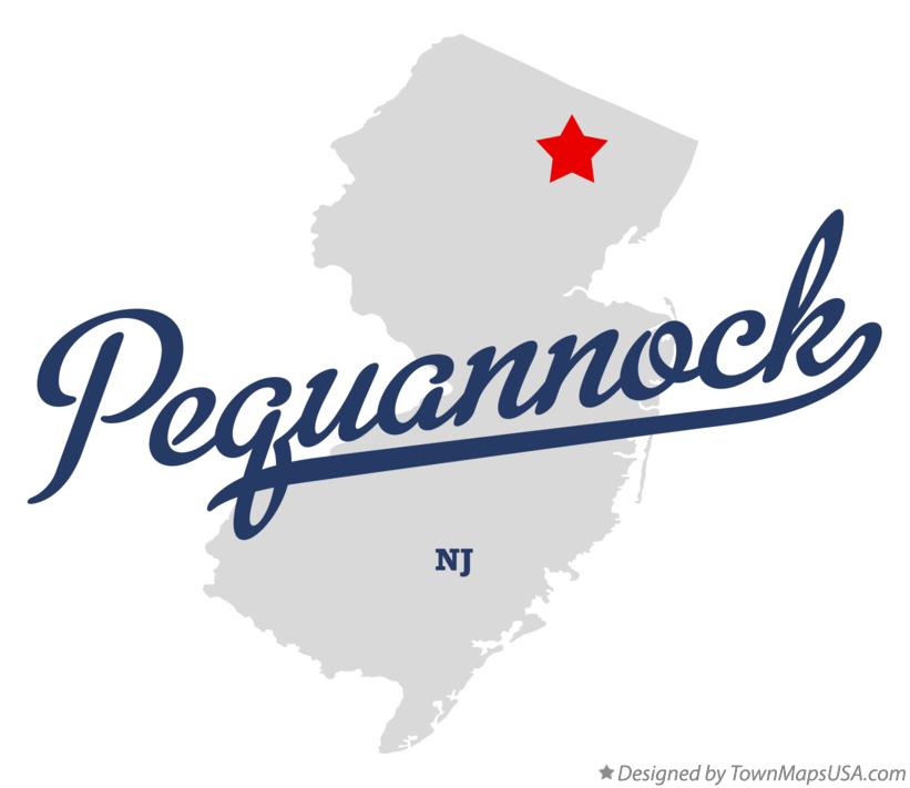 Map of Pequannock New Jersey NJ