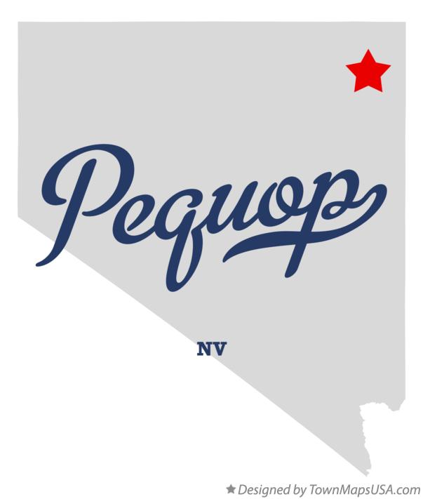 Map of Pequop Nevada NV