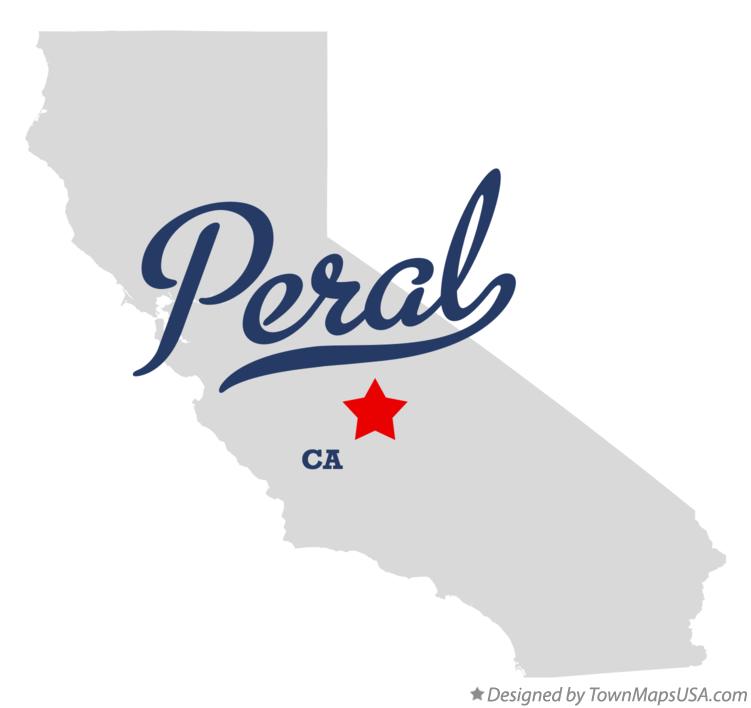 Map of Peral California CA