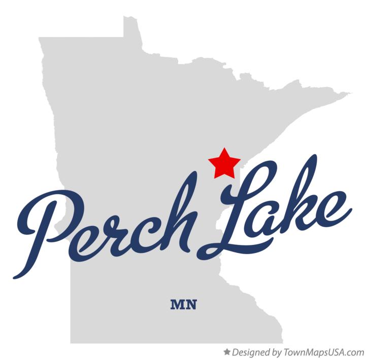 Map of Perch Lake Minnesota MN