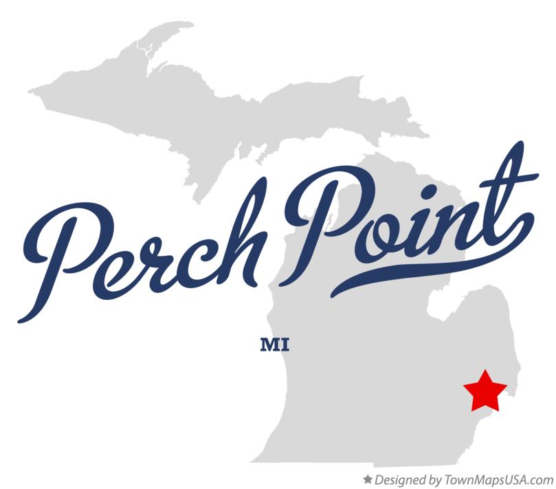 Map of Perch Point Michigan MI