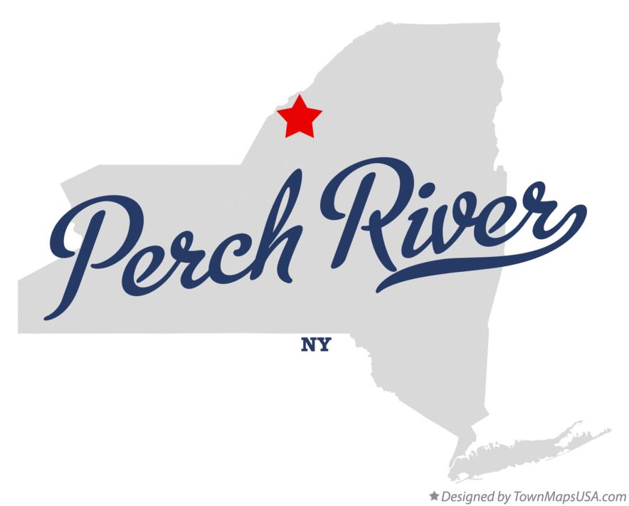 Map of Perch River New York NY