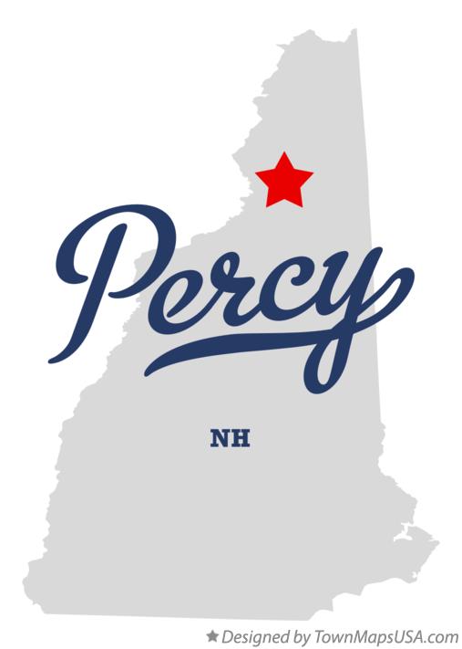 Map of Percy New Hampshire NH