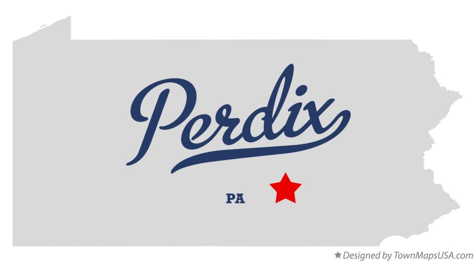 Map of Perdix Pennsylvania PA